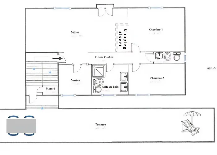 Daire With Sea View & Spacious Terrace