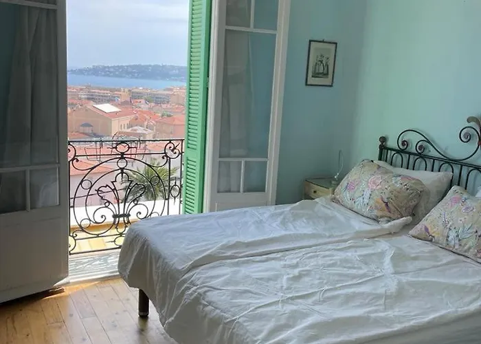 Daire With Sea View & Spacious Terrace Menton